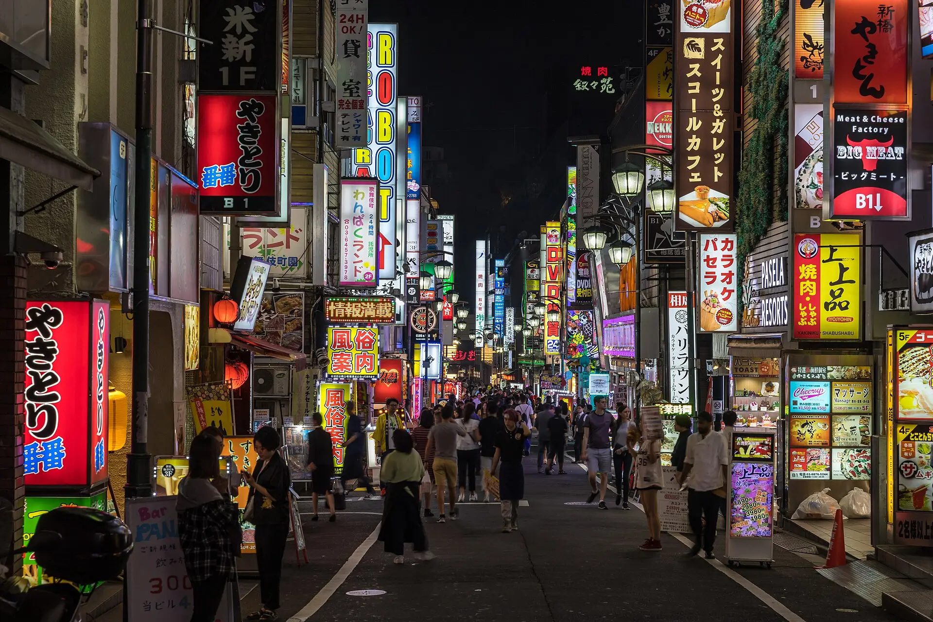 新宿歌舞伎町夜景